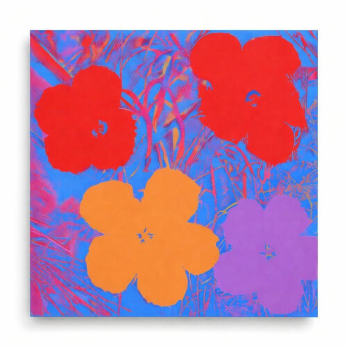 warholflowers66zonderlijst