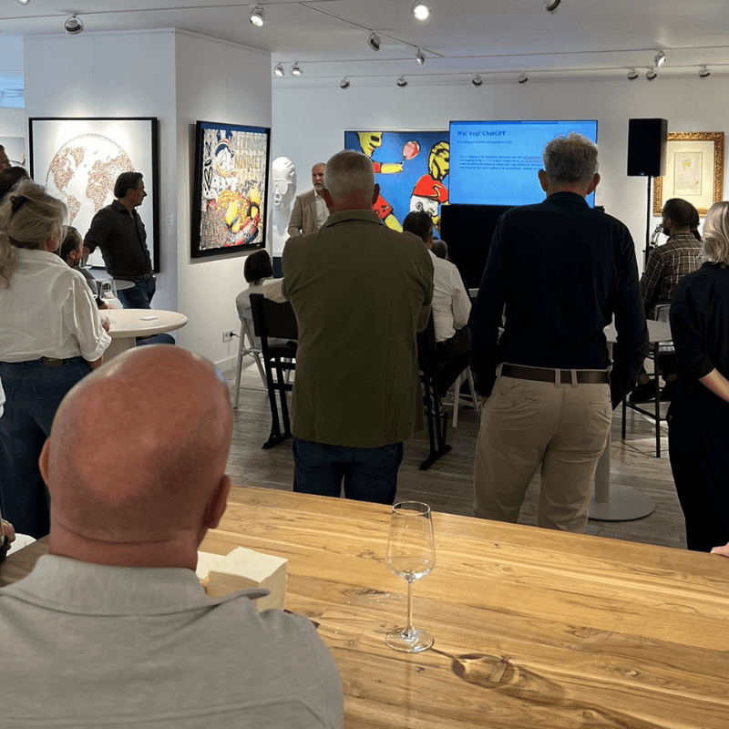 Handelsbanken klanten event bij Très Art Galerie